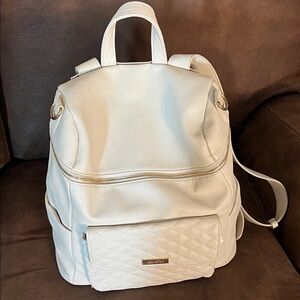 Elegant Cream Baby Backpack